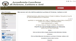 Desktop Screenshot of accademialucchese.it